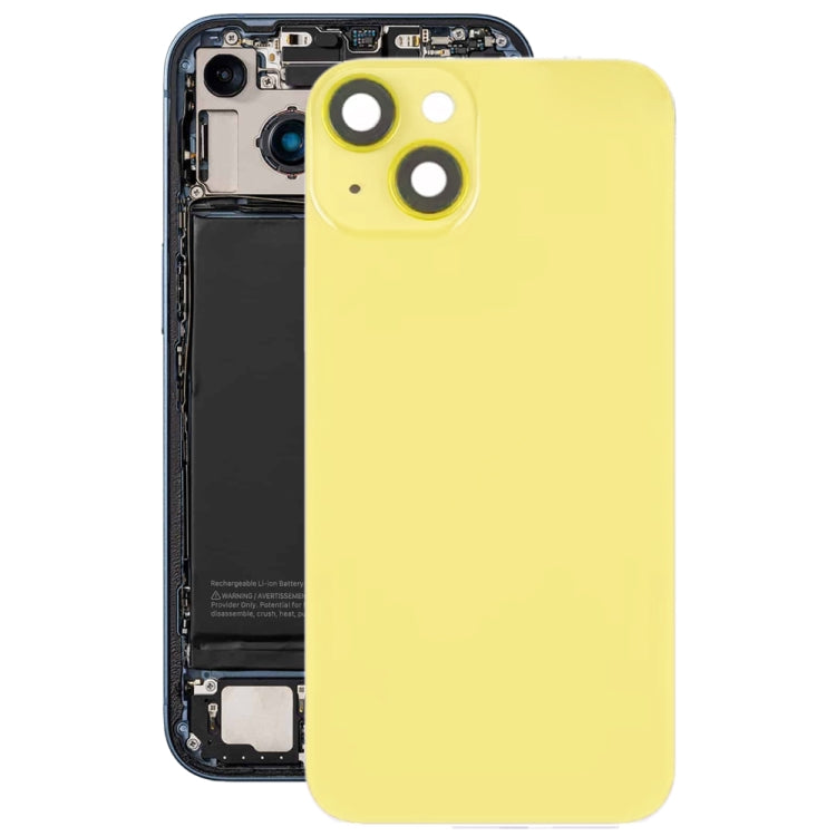 For iPhone 14 Plus Glass Battery Back Cover with Flash Bracket + Wireless Charging Module, For iPhone 14 Plus