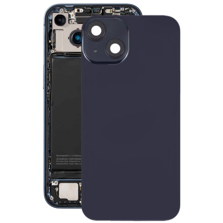 For iPhone 14 Glass Battery Back Cover with Flash Bracket + Wireless Charging Module, For iPhone 14