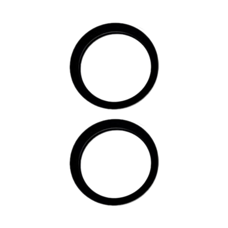 For iPhone 15 / 15 Plus 2pcs/set Rear Camera Glass Lens Metal Outside Protector Hoop Ring, For iPhone 15 / 15 Plus