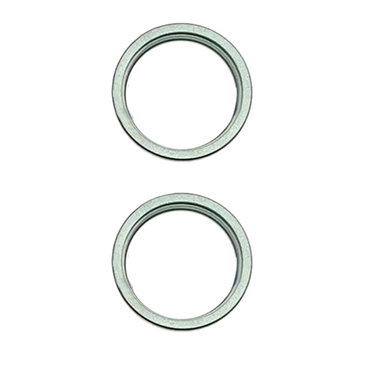 For iPhone 15 / 15 Plus 2pcs/set Rear Camera Glass Lens Metal Outside Protector Hoop Ring, For iPhone 15 / 15 Plus