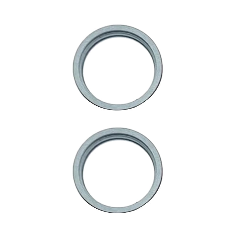 For iPhone 15 / 15 Plus 2pcs/set Rear Camera Glass Lens Metal Outside Protector Hoop Ring, For iPhone 15 / 15 Plus