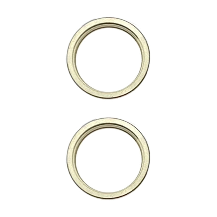 For iPhone 15 / 15 Plus 2pcs/set Rear Camera Glass Lens Metal Outside Protector Hoop Ring, For iPhone 15 / 15 Plus