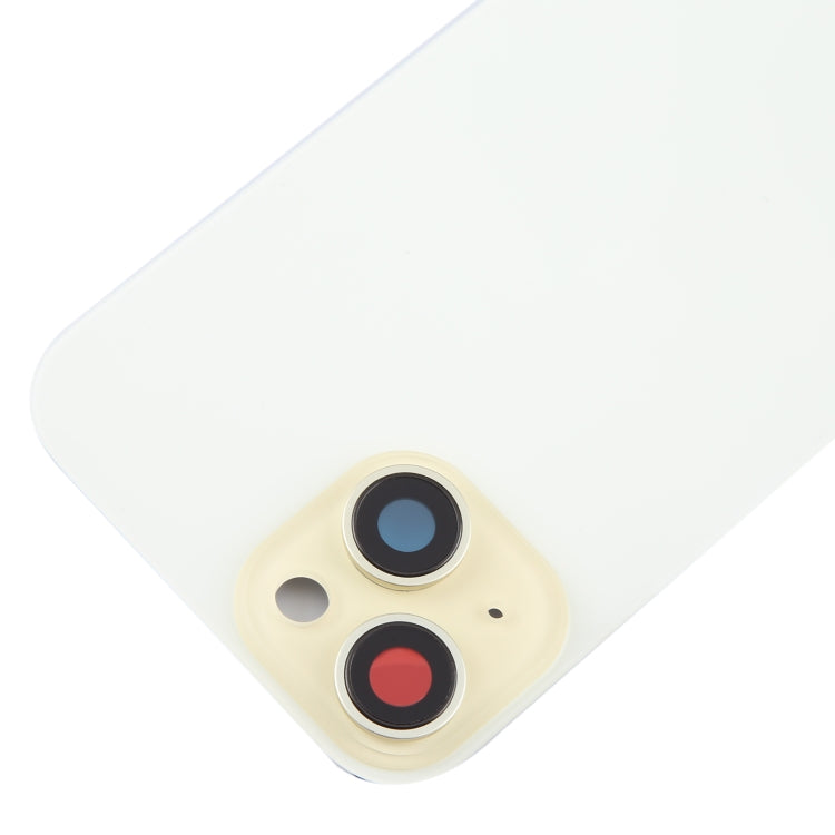 For iPhone 15 Plus Glass Battery Back Cover with Camera Lens Cover