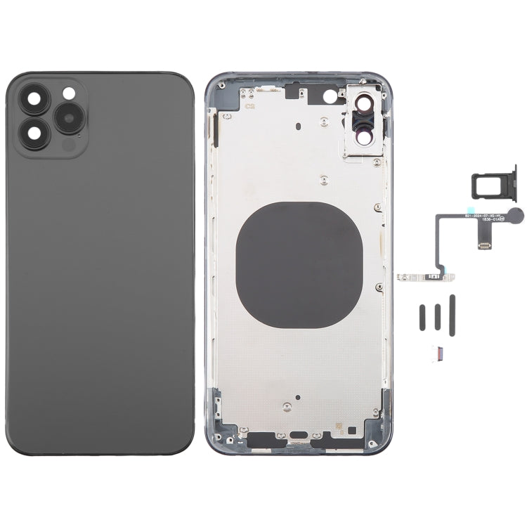 Coque arrière imitation iP15 Pro Max pour iPhone XS Max, compatible avec iPhone XS Max et iP15 Pro Max