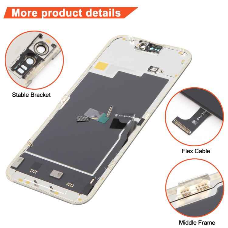For iPhone 15 Pro Max DD Soft OLED Screen