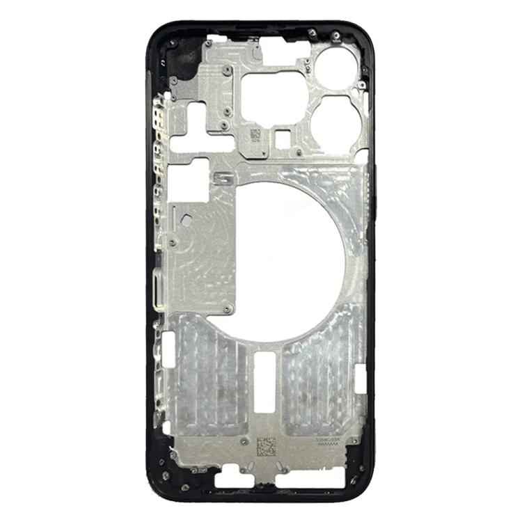 For iPhone 15 Pro Max Middle Frame Bezel Plate with Side Keys + Card Tray, Version:CE EU Version