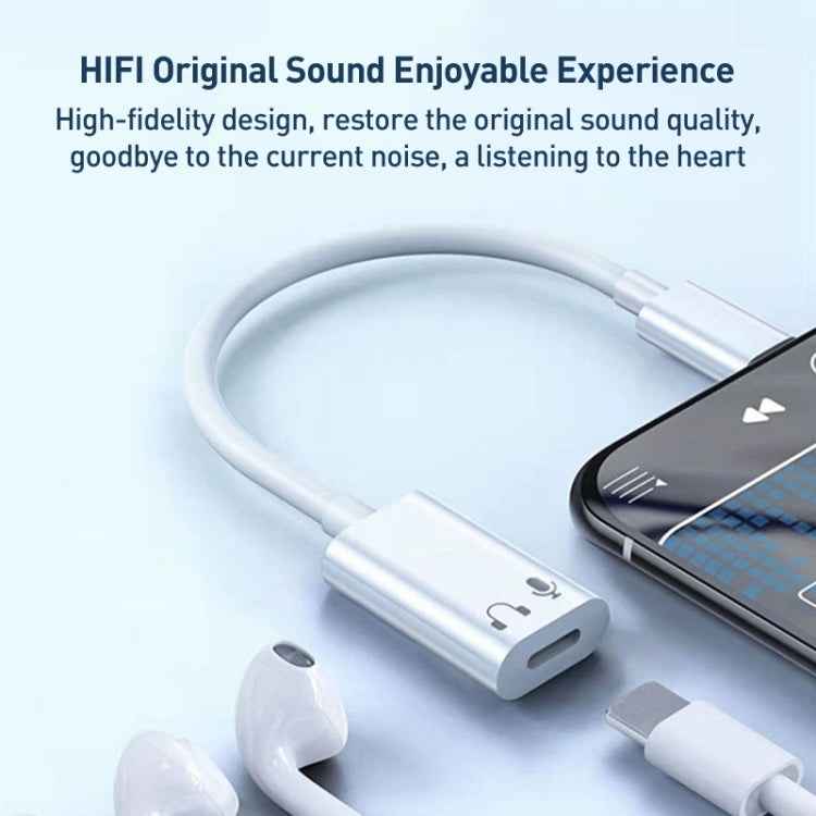 USB-C / Type-C to 8 Pin Audio Adapter Cable for iPhone 15 Series