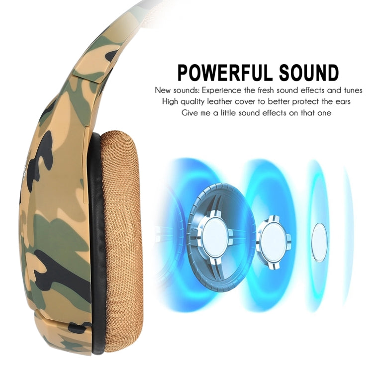 ONIKUMA K1-B Deep Bass Noise Canceling Camouflage Gaming Headphone with Microphone