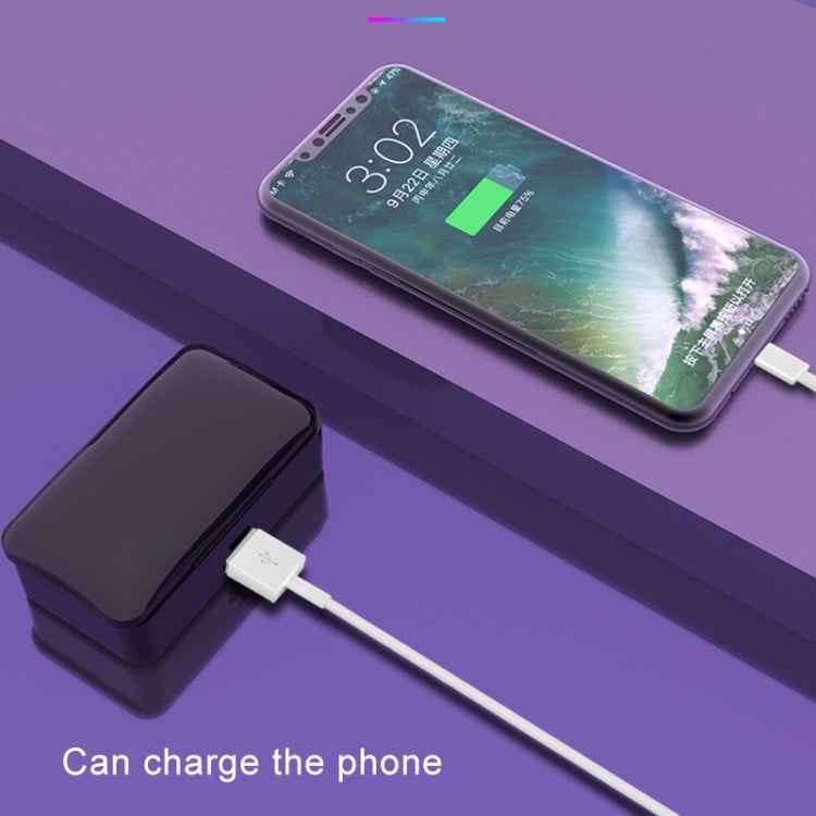 G10 TWS Bluetooth 5.0 Wireless Bluetooth Earphone with Charging Box, Support Digital Display & HD Call & Power Bank