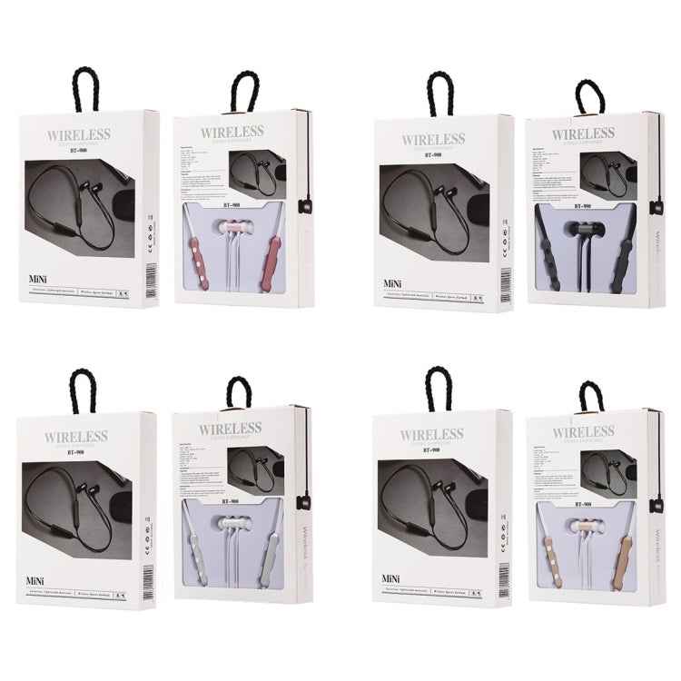 BT-900 Bluetooth 4.2 Hanging Neck Design Bluetooth Headset, Support Music Play & Switching & Volume Control & Answer