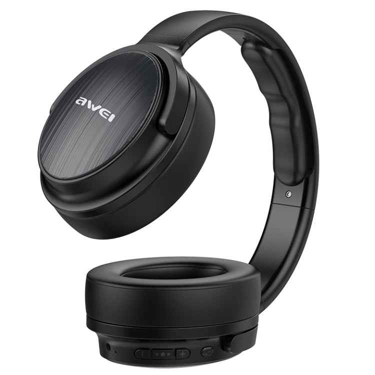 awei A780BL Bluetooth 5.0 Foldable Bass Wireless Bluetooth Headphone with 3.5mm Aux Jack