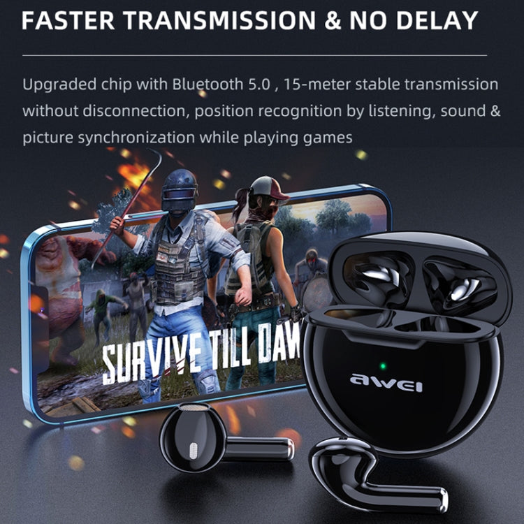 awei T17 Bluetooth V5.0 Ture Wireless Sports TWS Headset with Charging Case