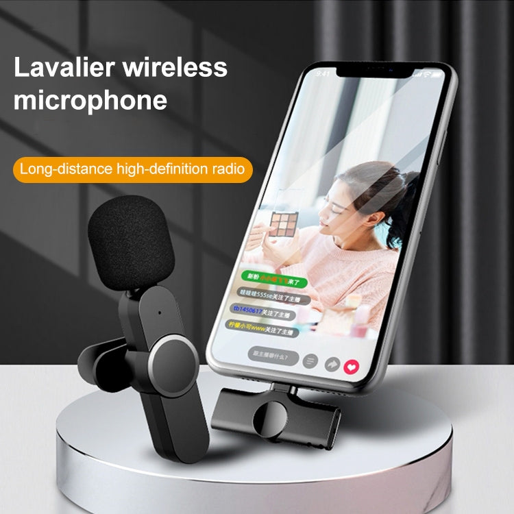 8 Pin Interface Live Broadcast Wireless Lavalier Microphone
