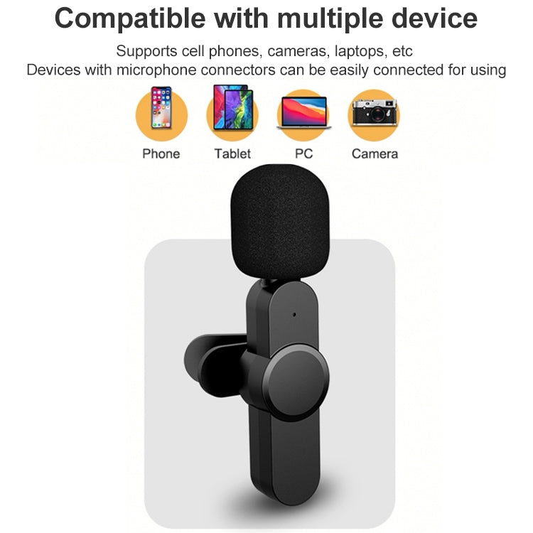 8 Pin Interface Live Broadcast Wireless Lavalier Microphone