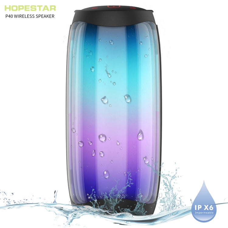 HOPESTAR P40 Bluetooth 5.0 Portable Waterproof Wireless Bluetooth Speaker, P40 (Blue), P40 (Black)