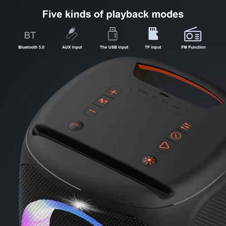 HOPESTAR Party100 Bluetooth 5.0 Portable Waterproof Wireless Bluetooth Speaker with Mobile Charging Function, Party100(Green)