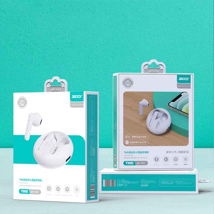 ZEQI T501 True Wireless Mini Bluetooth Earphone Support Touch