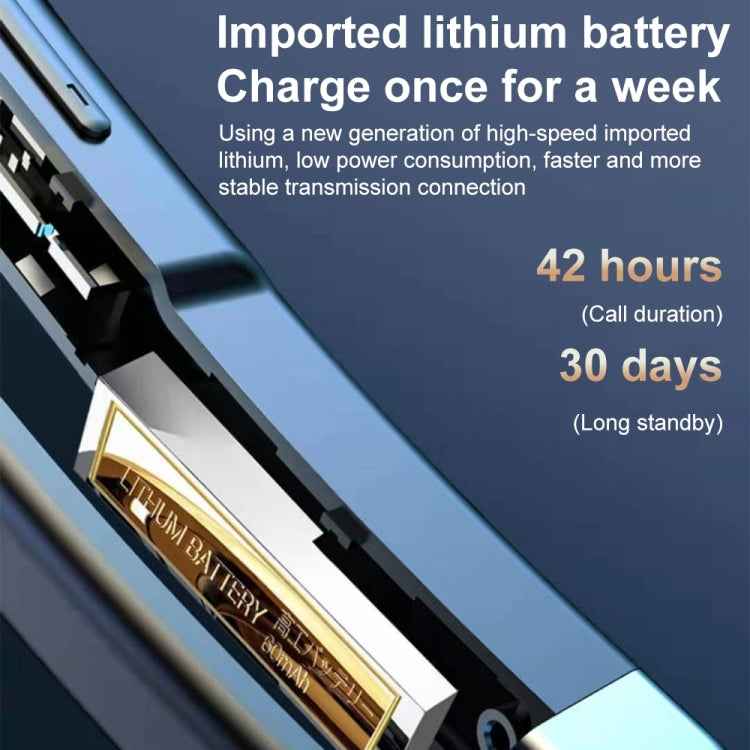 YYK-525 Simple Version Single Rotatable Earhook Noise Reduction Call Business Bluetooth Earphone without Charging Box