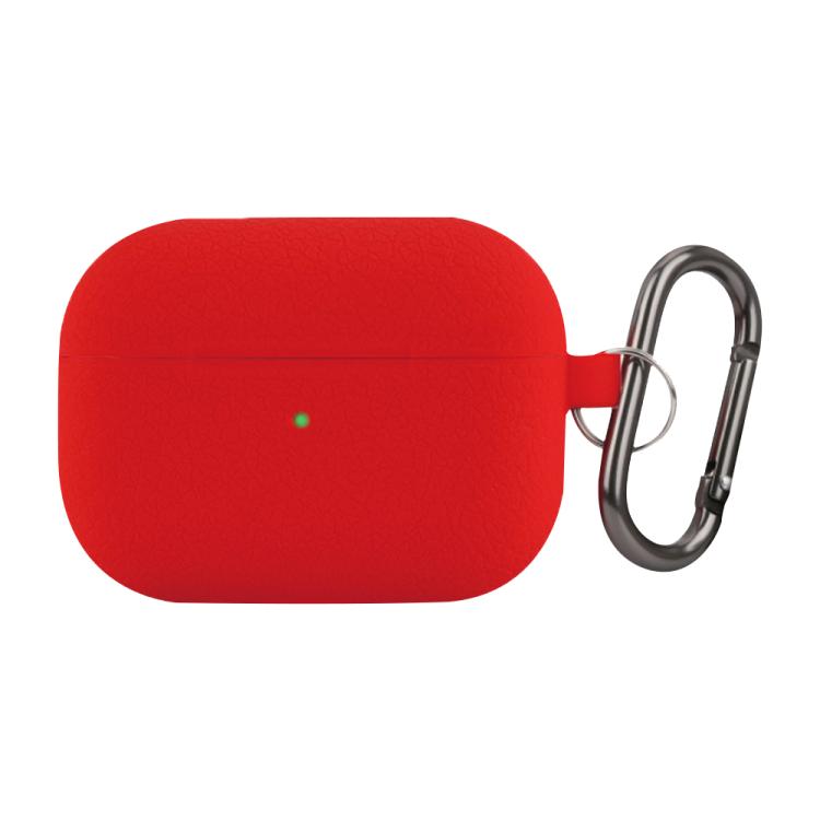 For AirPods Pro Litchi Texture Silicone Wireless Earphone Protective Case