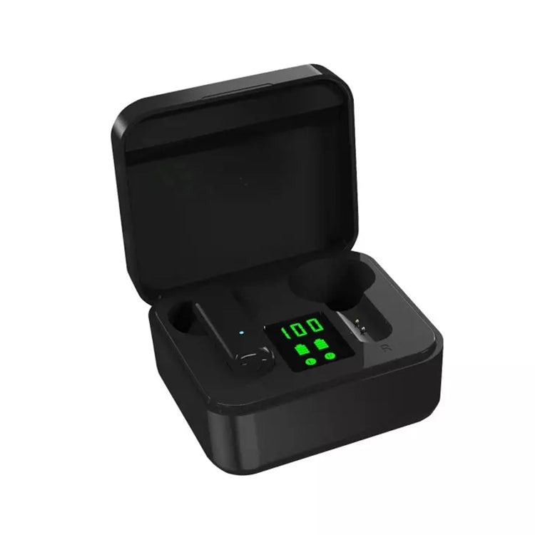 ETE-16 TWS Semi-In-Ear Digital Display Sports Bluetooth Earphones