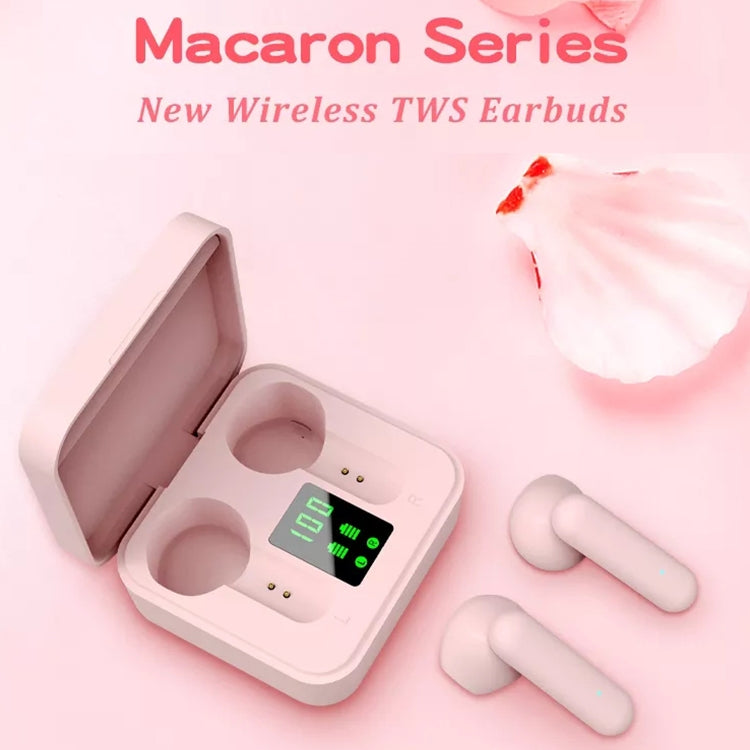 ETE-16 TWS Semi-In-Ear Digital Display Sports Bluetooth Earphones