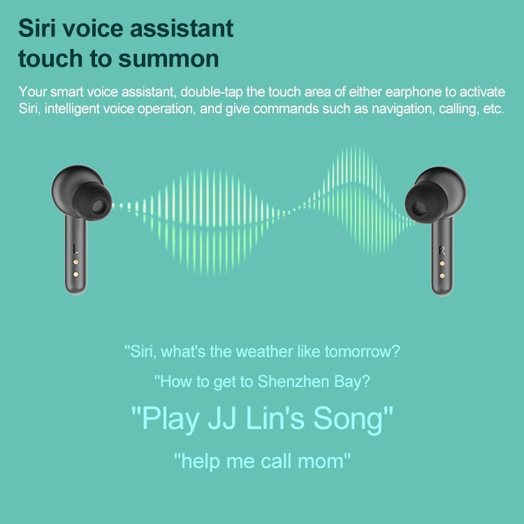 ETE-51 TWS In-Ear Wireless Touch Control Bluetooth 5.0 Sports Earphones