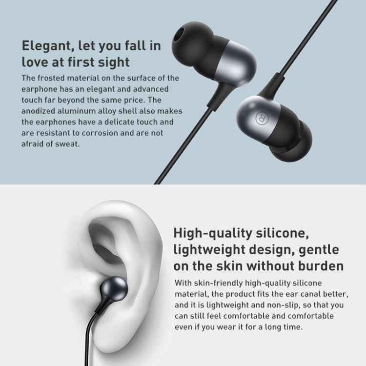 Original Xiaomi 3.5mm Plug Wired Control Aluminum Alloy Earphone, Length: 1.25m