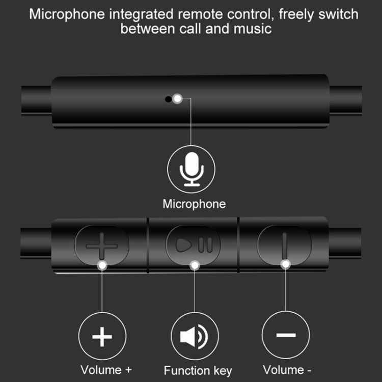 T33 3.5mm Interface Music Call Motorcycle Helmet Wired Headphone, Length: 1.2m