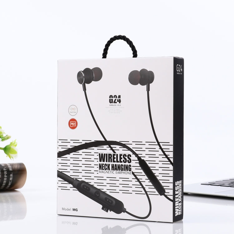 MG-G24 Bluetooth 4.2 Sport Wireless Bluetooth Earphone, Support Card