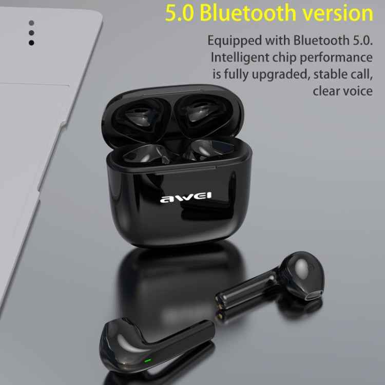 awei T26 Pro TWS Bluetooth V5.0 Ture Wireless Sports Headset with Charging Case