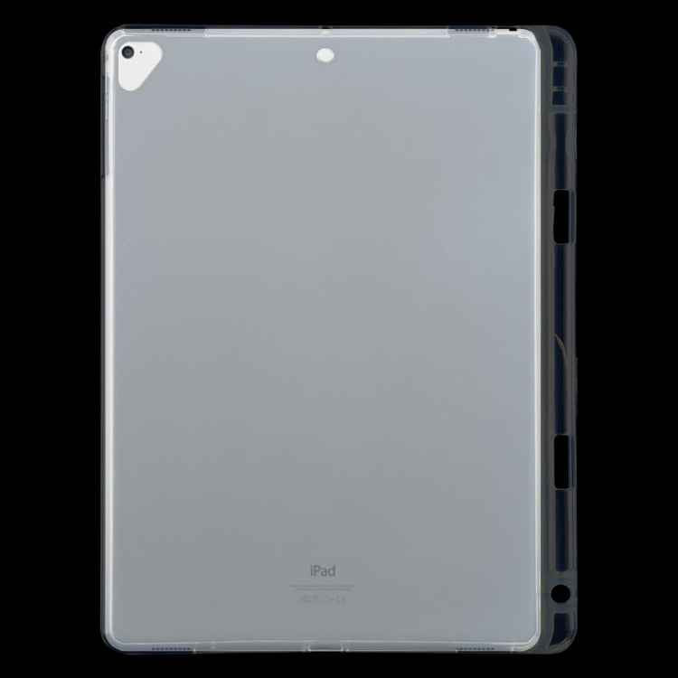For iPad Air / Air 2 3mm Shockproof Transparent Protective Case with Pen Slot