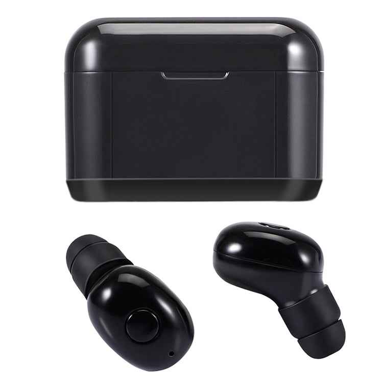 DT-4 IPX Waterproof Bluetooth 5.0 Wireless Bluetooth Earphone with 350mAh Magnetic Charging Box, Support for Calling