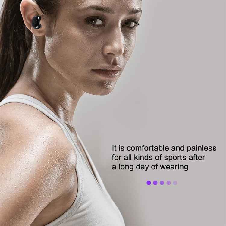 DT-4 IPX Waterproof Bluetooth 5.0 Wireless Bluetooth Earphone with 350mAh Magnetic Charging Box, Support for Calling