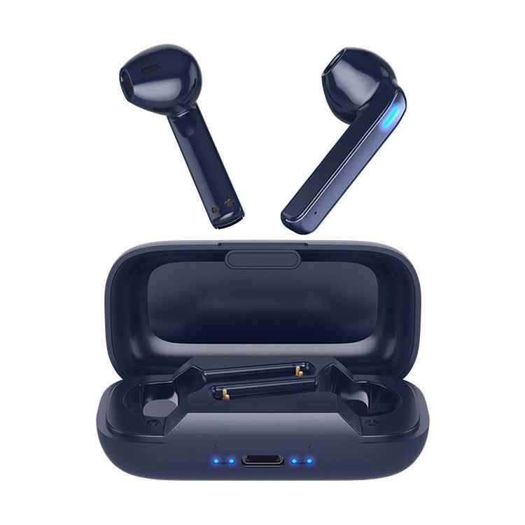 BQ02 TWS Semi-in-ear Touch Bluetooth Earphone with Charging Box & Indicator Light, Supports HD Calls & Intelligent Voice Assistant