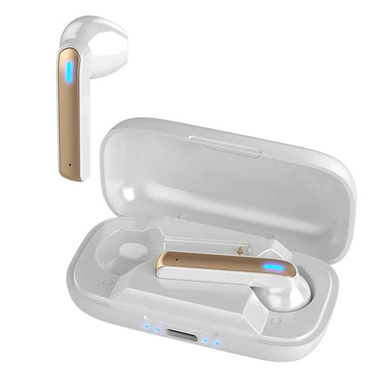 BQ02 TWS Semi-in-ear Touch Bluetooth Earphone with Charging Box & Indicator Light, Supports HD Calls & Intelligent Voice Assistant