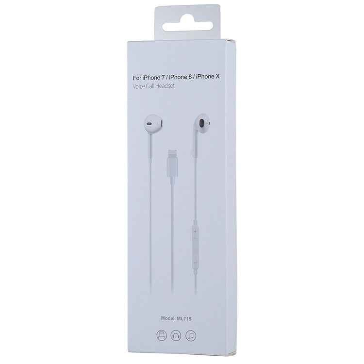 8 Pin Interface Wired Earphone, Does Not Support Calls, Cable Length: 1.2m
