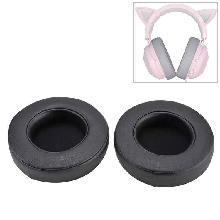 2 PCS For Razer Kraken 7.1 V2 Pro Headphone Cushion Sponge Gel Cover Earmuffs Replacement Earpads