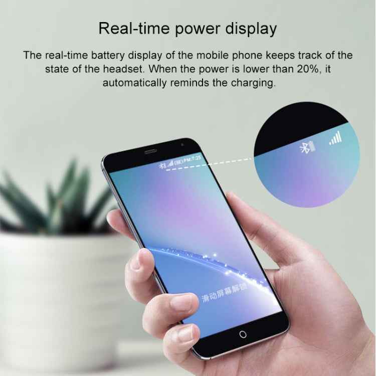 J1 TWS Digital Display Bluetooth V5.0 Wireless Earphones with LED Charging Box