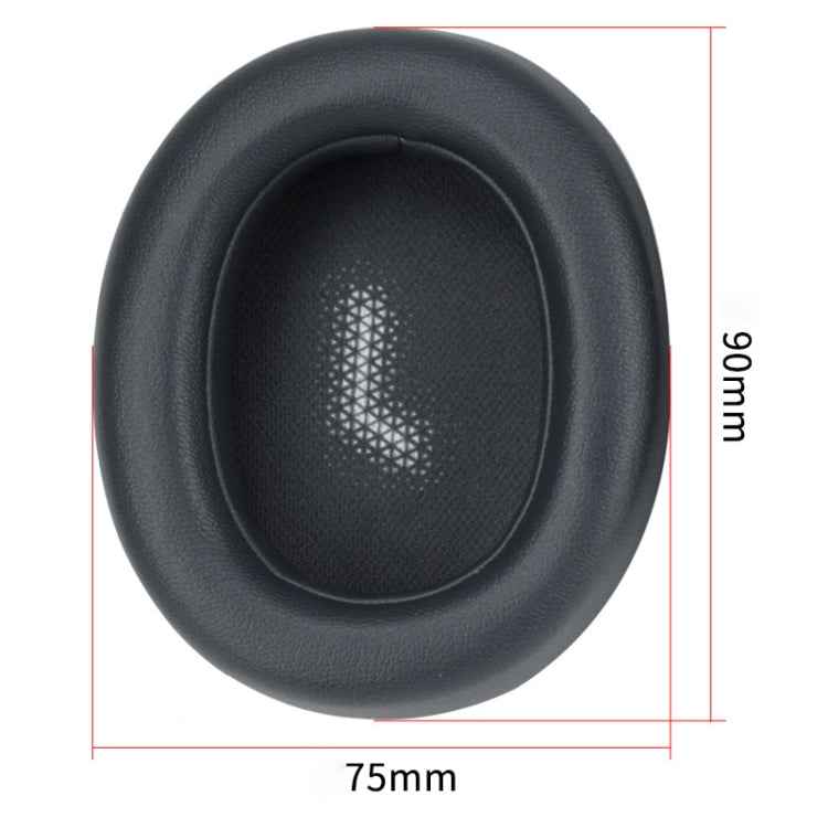 For JBL Everest Elite 750NC Headphones Imitation Leather + Foam Soft Earphone Protective Cover Earmuffs,One Pair, For Everest Elite 750NC Bronze, For Everest Elite 750NC Blue