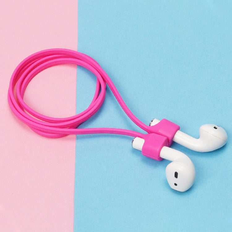 Wireless Bluetooth Headset Anti-lost Rope Magnetic Silicone Lanyard for Apple AirPods 1 / 2