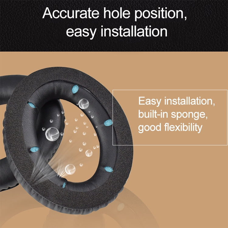 2 PCS For Kingston Hyper X Cloud Revolver S Soft Sponge Earphone Protective Cover Earmuffs