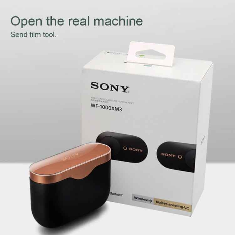 For Sony WF-1000XM3 Bluetooth Earphone Transparent Protective Sticker