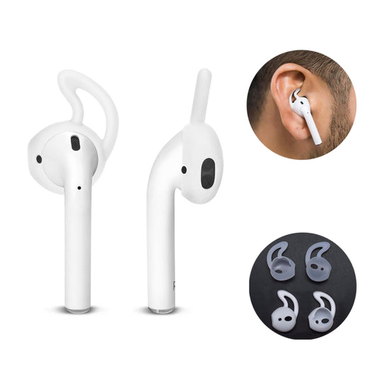 ENKAY Hat-prince - Almohadillas para los oídos con gancho antipérdida para Apple AirPods (2 pares)