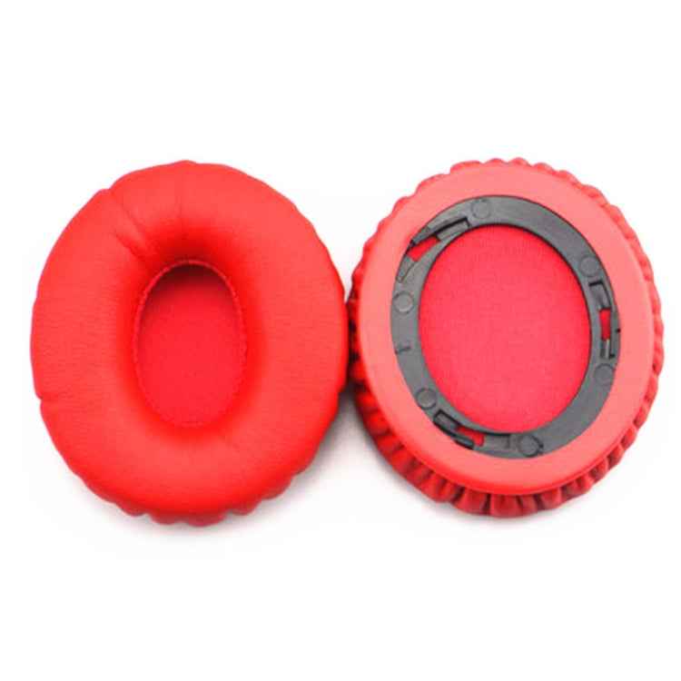 2 PCS For Beats Solo HD / Solo 1.0 Headphone Protective Leather Cover Sponge Earmuffs