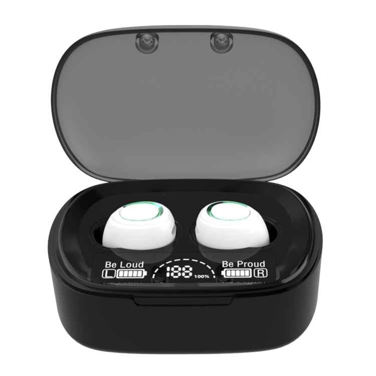 MD06 Mini In-ear TWS Wireless Touch Digital Display Bluetooth Earphone