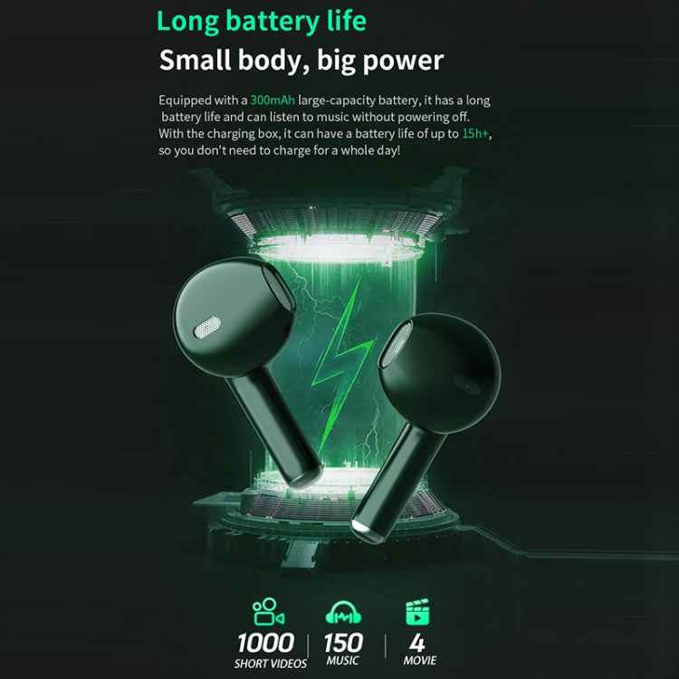 D Monster D02 IPX4 EDC Wireless Bluetooth 5.3 Earphone