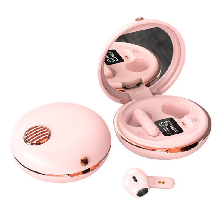 HXSJ Air-S28 TWS Bluetooth 5.3 True Wireless HiFi Stereo Make-up Mirror Earphones with Charging Case