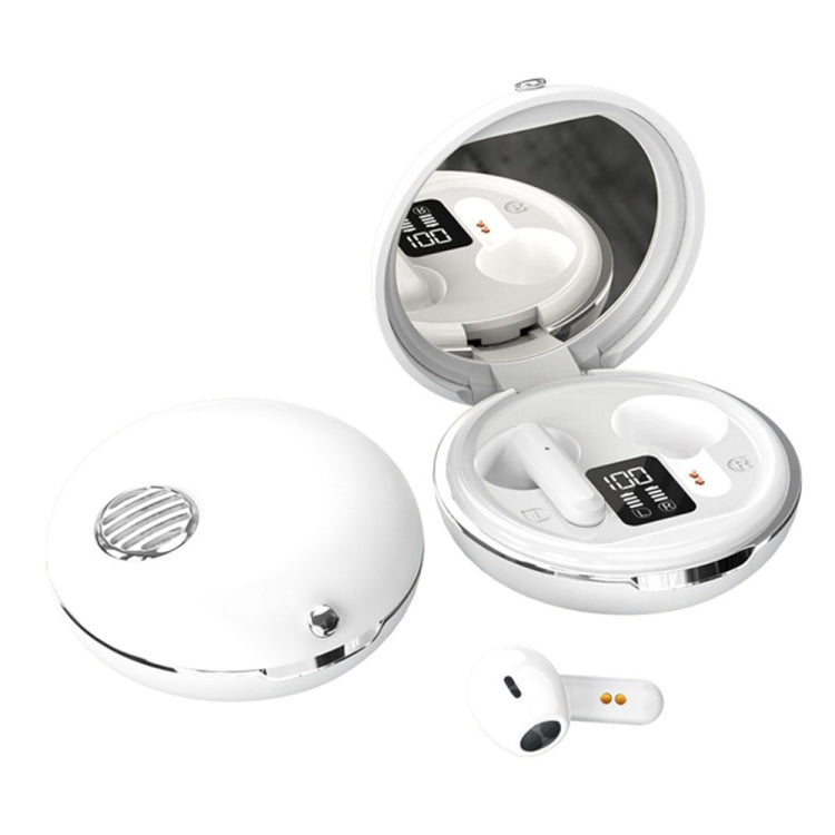 HXSJ Air-S28 TWS Bluetooth 5.3 True Wireless HiFi Stereo Make-up Mirror Earphones with Charging Case