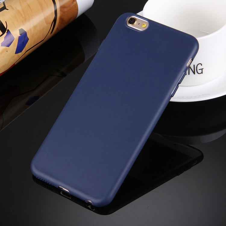 For iPhone 6 & 6s Solid Color TPU Protective Case Without Round Hole