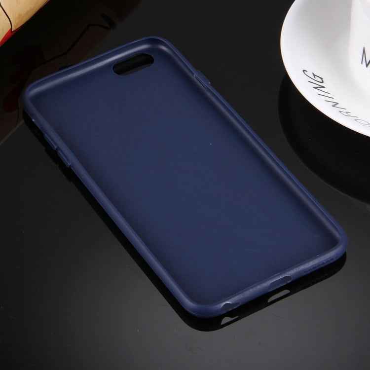 For iPhone 6 & 6s Solid Color TPU Protective Case Without Round Hole